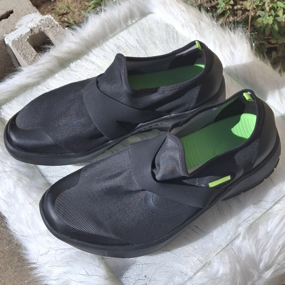 Oofos Oomg Fibre Low Post Exercise Active Recovery Slip-On Sneakers Men Size 12 - Picture 3 of 16